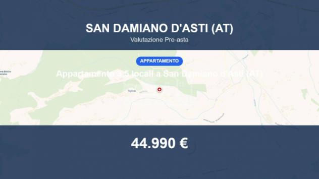 Immobile in asta di 74 m², box auto in vendita a San Damiano d'Asti