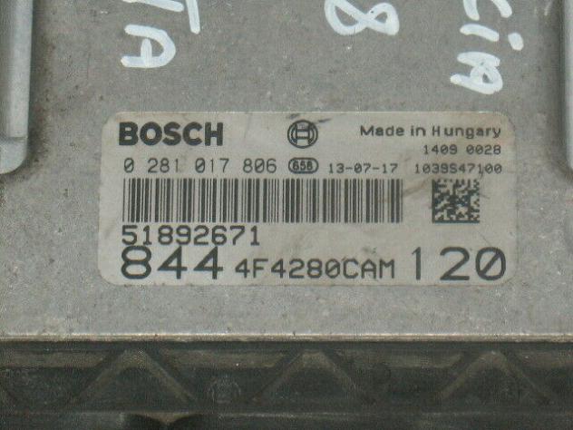 0281017806 ECU centralina lancia delta 1.6 0281017806 51892671 edc16c39 - Foto 2