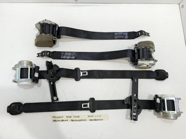 KIT 4 CINTURE PEUGEOT 3008 Serie 98474180XX (1623) - Foto 3