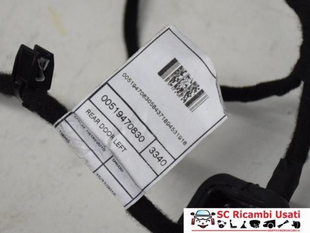 IMPIANTO ELETTRICO (CABLAGGIO) PORTA POSTERIORE SX FIAT 500 X Serie 51947083 (15) - Foto 2