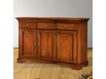 Mobili Classici Credenza in Legno 3 Porte 3 Cassetti Arte Povera cod 11520