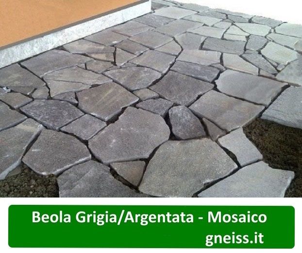 Pavimento mosaico in BEOLA GRIGIA - Foto 2