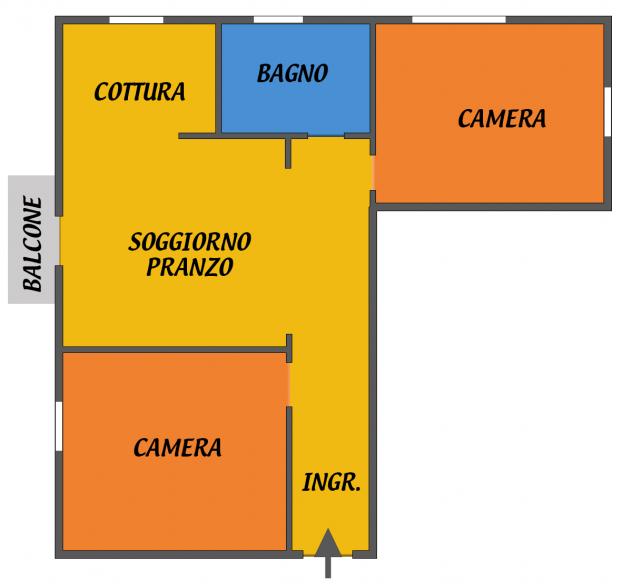 Trilocale in affitto a Bologna