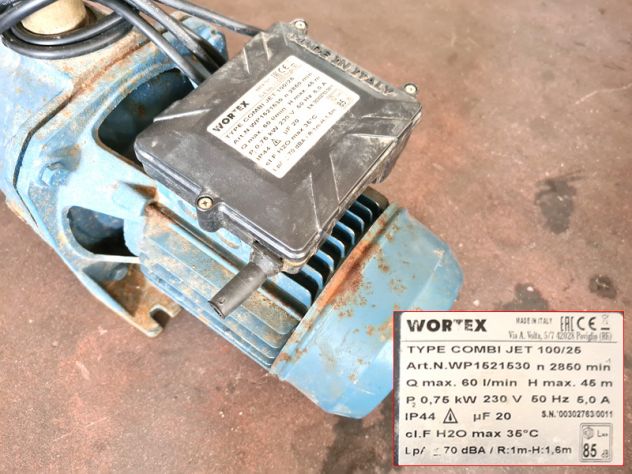 pompa per acqua Wortex usata - Foto 2
