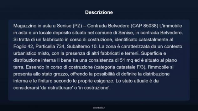 Immobile in asta di 51 m² in vendita a Senise - Foto 5