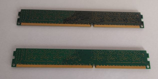 8 GB Ram DDR3 Kingston kvr16n11s8/4 Testate 1,5V Low Profile KIT pc 1600 mhz - Foto 2