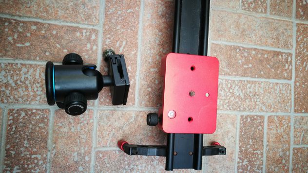 Professional Slider 120 cm + Testa Sferica Regolabile - Foto 4
