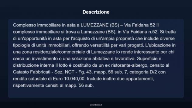 Immobile in asta di 99 m² in vendita a Lumezzane - Foto 3
