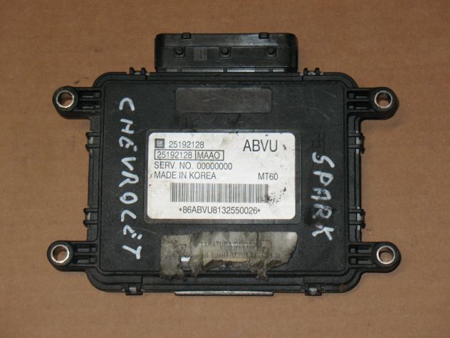 25192128 ECU CENTRALINA CHEVROLET SPARK ABVU 1.0 25192128 MAAO SERV.NO.00000000 - Foto 3
