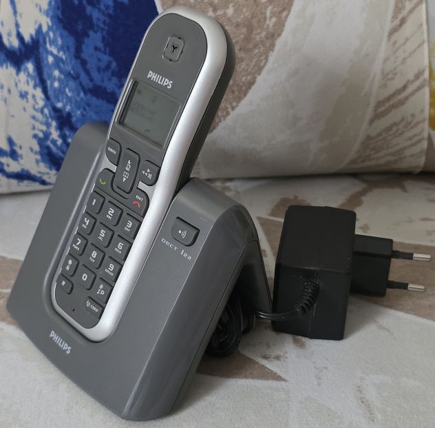 Philips Dect 1221S telefono cordless per linea fissa di casa completo - Foto 10