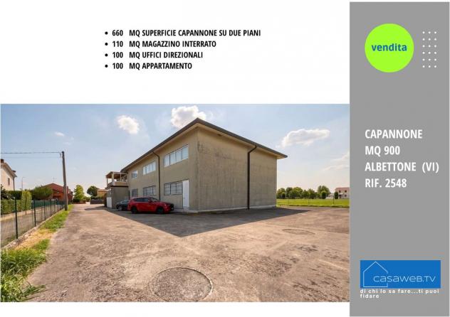 2548 - Capannone 900 mq ad Albettone (VI) Rif. 2548 - Foto 3