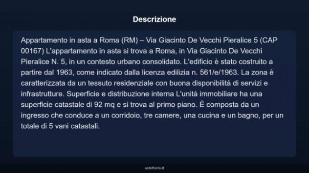 Immobile in asta di 92 m² in vendita a Roma - Foto 16