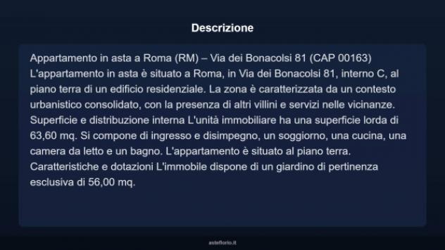 Immobile in asta di 63 m² in vendita a Roma - Foto 3