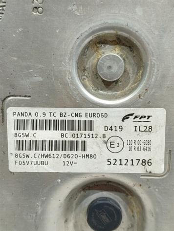 CENTRALINA MOTORE FIAT Panda 3° Serie 52121786 312A6000 benzina 964 (12) - Foto 2