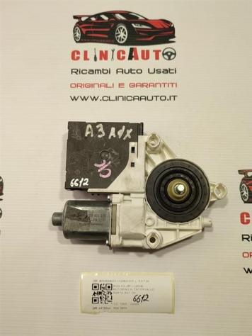 MOTORINO ALZAVETRO ANTERIORE DESTRA AUDI A3 Serie (8P1) 8P0959802G 0130822205 (0305) - Foto 3