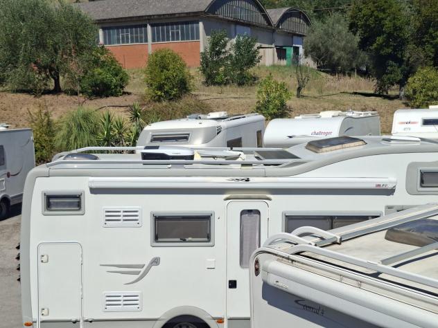 CAMPER ARCA DUCATO MANSARDATO 7 POSTI DINETTE LETTI CASTELLO CLIMATIZZATORE FOTOVOLTAICO CAMPEGGIO USATI GENERALI 1760 - Foto 6