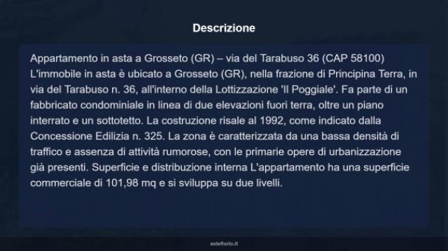 Immobile in asta di 101 m², box auto in vendita a Grosseto - Foto 9