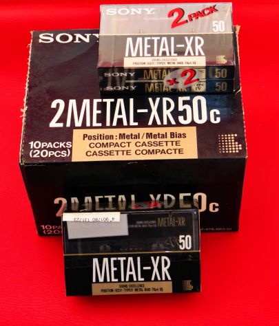 Audio Cassette SONY "METAL-XR 50" BI-PACK - Foto 4