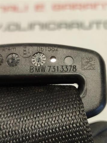 CINTURA DI SICUREZZA POSTERIORE DX BMW Serie 2 Active Tourer (F45) 7313378 B47C20A (1418) - Foto 3