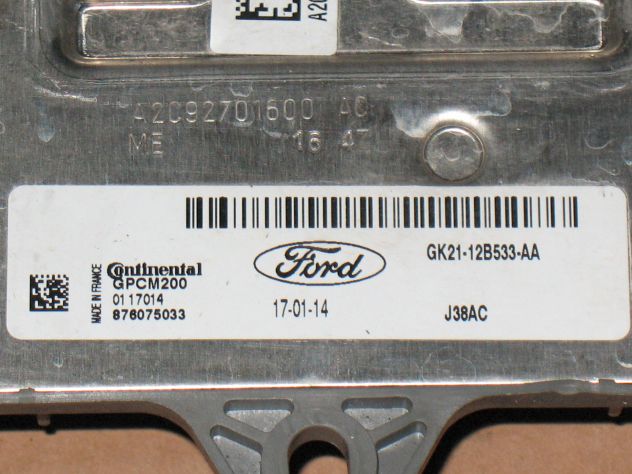 GK2112B533AA ECU PRERISCALDAMENTO FORD TRANSIT CUSTOM 2.0 GPCM200 876075033 - Foto 2