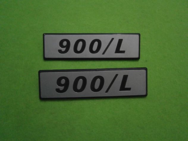 Scritte targhette fiancate laterali Fiat 127 900L loghi targhette NUOVE - Foto 4