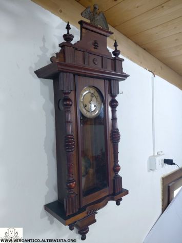 176401 Antico orologio a pendolo Junghans con aquila - Foto 2