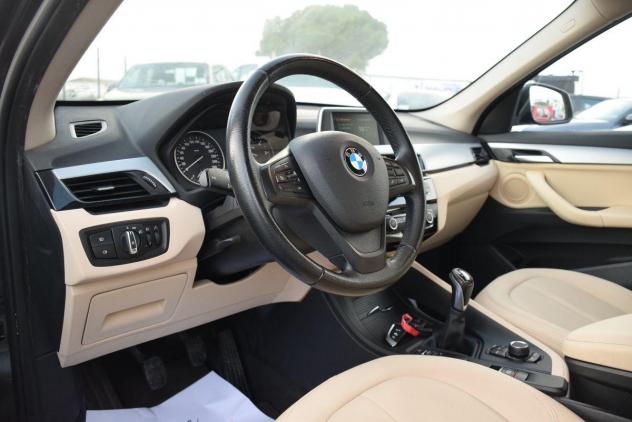 BMW X1 sDrive16d Advantage 6M - PELLE - ADAS - CRUISE - SENSORI - BT - OK NEOPATENTATI - Foto 6