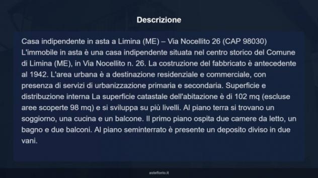 Immobile in asta di 102 m² in vendita a Limina - Foto 4