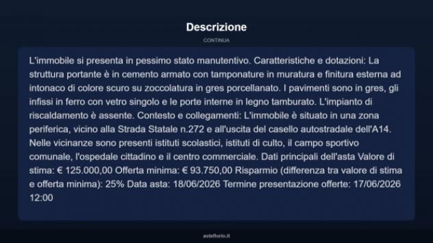 Immobile in asta di 160 m² con più di 5 locali in vendita a San Severo - Foto 11