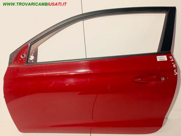 PORTA S. 3 PORTE ROSSO MET AL/SE 999-U1308772 Carrozzeria  Lamierati esterni  Porte  Porta ant. sx. HYUNDAI - i 20 - COUPE - 2015 -