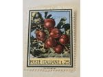 Filatelia Poste It. bollo da 25 Lire del 1967 raffigura pianta Malus Domestica