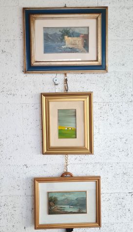 Collezione n° 15 quadri vintage , tecniche e soggetti vari - Foto 7