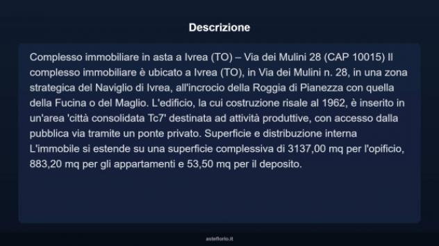 Immobile in asta di 3137 m² in vendita a Ivrea - Foto 5