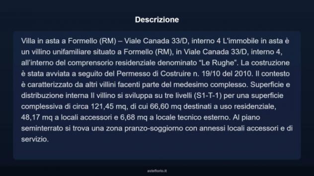 Immobile in asta di 121 m² in vendita a Formello - Foto 3