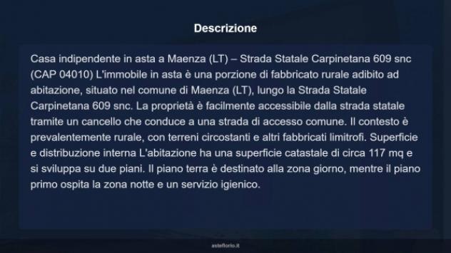 Immobile in asta di 117 m² in vendita a Maenza - Foto 13
