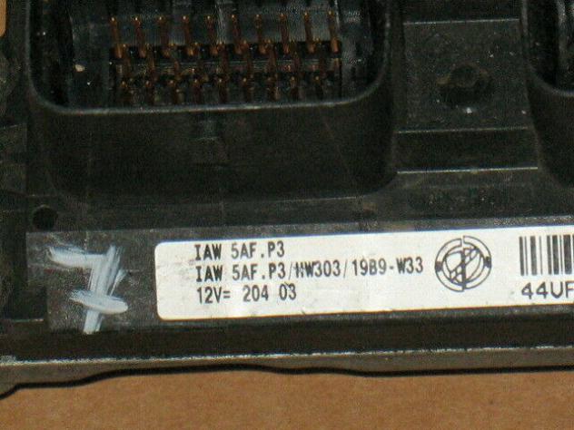 5AFP3 ECU FIAT PUNTO 1.2 IAW 5AF.P3 HW303, HW606 pronta all'uso - Foto 2