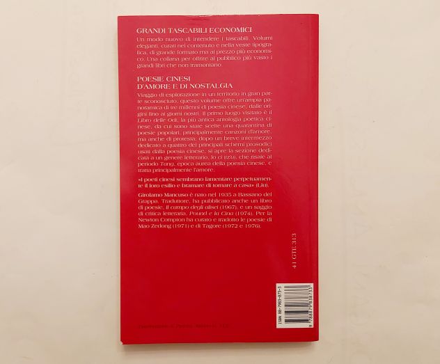 Poesie Cinesi d'amore e di nostalgia 1°Ed.Newton Compton Editori, marzo 1995 - Foto 3