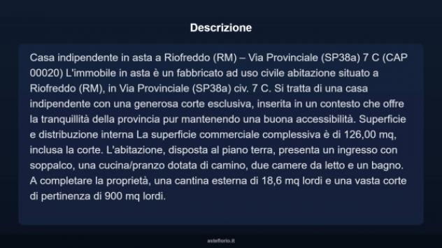 Immobile in asta di 126 m² in vendita a Riofreddo - Foto 3