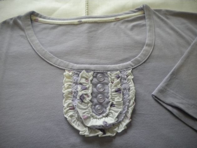 PIGIAMA DONNA tg.L-PANTALONI+MAGLIETTA MANICHE CORTE - Foto 3