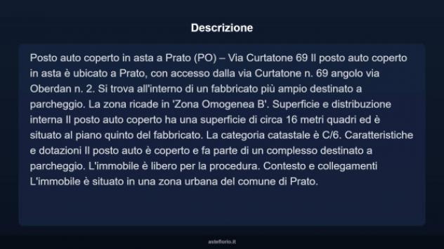 Immobile in asta di 16 m² in vendita a Prato - Foto 3
