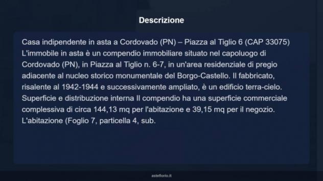 Immobile in asta di 140 m² con più di 5 locali in vendita a Cordovado - Foto 18