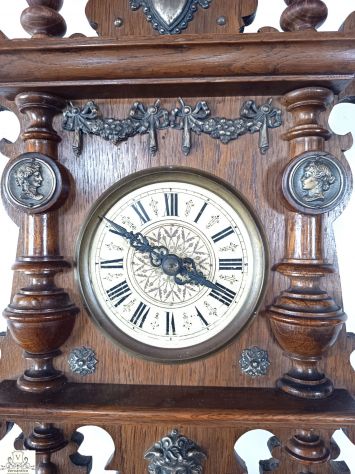 176357 Antico orologio a pendolo foresta nera del XIX secolo - Foto 10