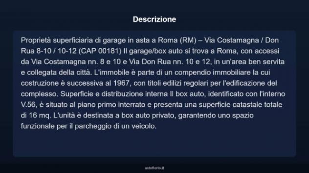 Immobile in asta di 16 m² in vendita a Roma - Foto 9