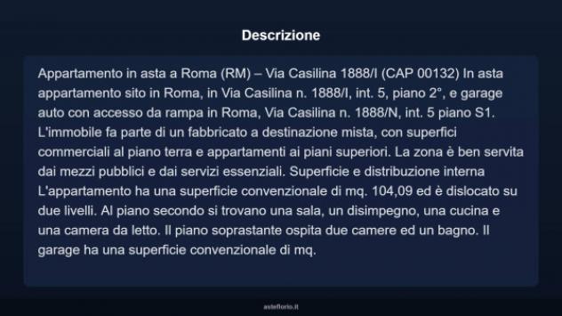 Immobile in asta di 104 m², box auto in vendita a Roma - Foto 17