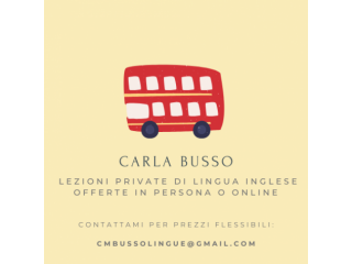 RIPETIZIONI ESTIVE LINGUA INGLESE - madrelingua inglese