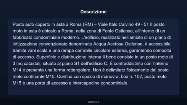 Immobile in asta di 3 m² in vendita a Roma - Foto 3