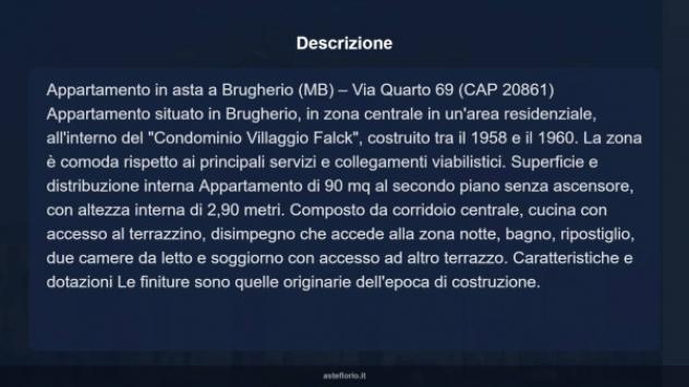 Immobile in asta di 90 m² in vendita a Brugherio - Foto 14