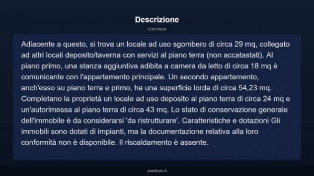 Immobile in asta di 95 m² con più di 5 locali e box auto in vendita a Montescudo - Montecolombo - Foto 4