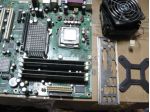 Scheda madre +cpu+ram+disippatore+acessori