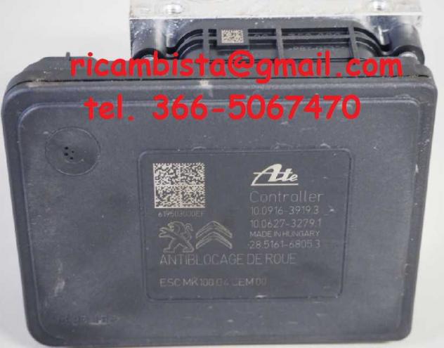 9829234580 Peugeot 2008 1.2 anno 2019 ABS gruppo pompa centralina